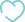A bright teal heart icon