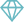 A bright teal diamond icon