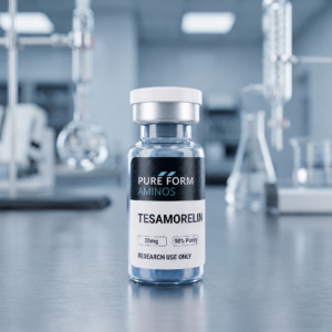 Tesamorelin 20mg research peptide vial
